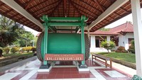 Inilah Bedug Pandawa yang berada di anjungan Purworejo. Bedug ini menjadi ikon dari Purworejo.(Bonauli/detikcom)