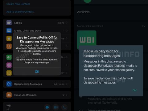 Update baru WhatsApp bikin disappearing messages jadi lebih private