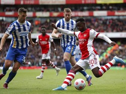 Dua kekalahan beruntun dari Crystal Palace dan Brighton membuat Arsenal tertahan di posisi kelima dengan 54 poin dari 30 laga.