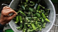 Jumlah itu lebih banyak dari hari biasanya karena saat Ramadan banyak pesanan untuk menu berbuka dan takjil.
