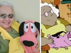 Kreatif! Nenek 50 Tahun Cosplay Karakter Film Wanita Tua