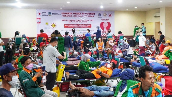 Jakut Geber Donor 4.000 Kantong Darah Ditengah Ramadan