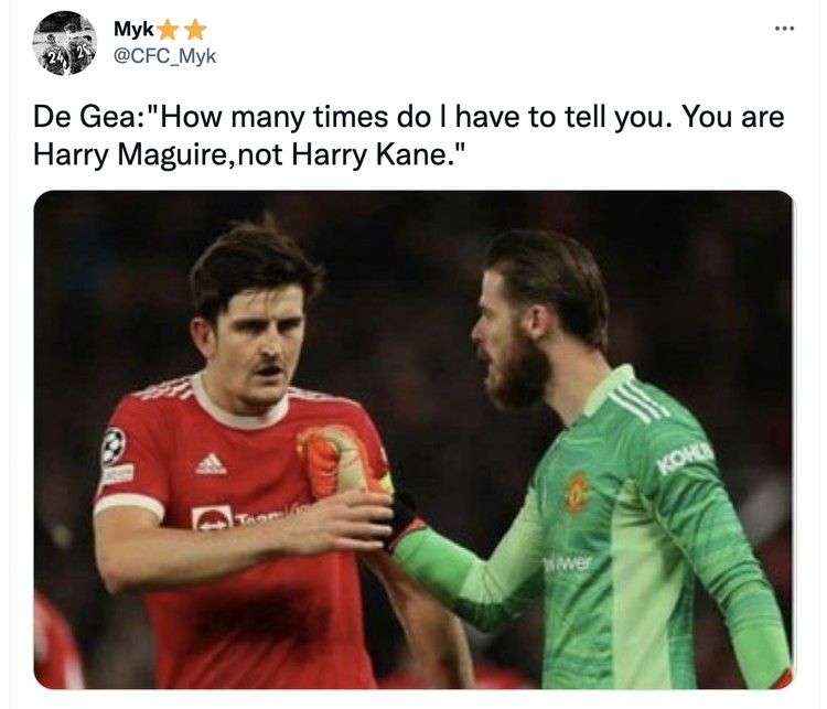 Meme Everton vs Manchester United