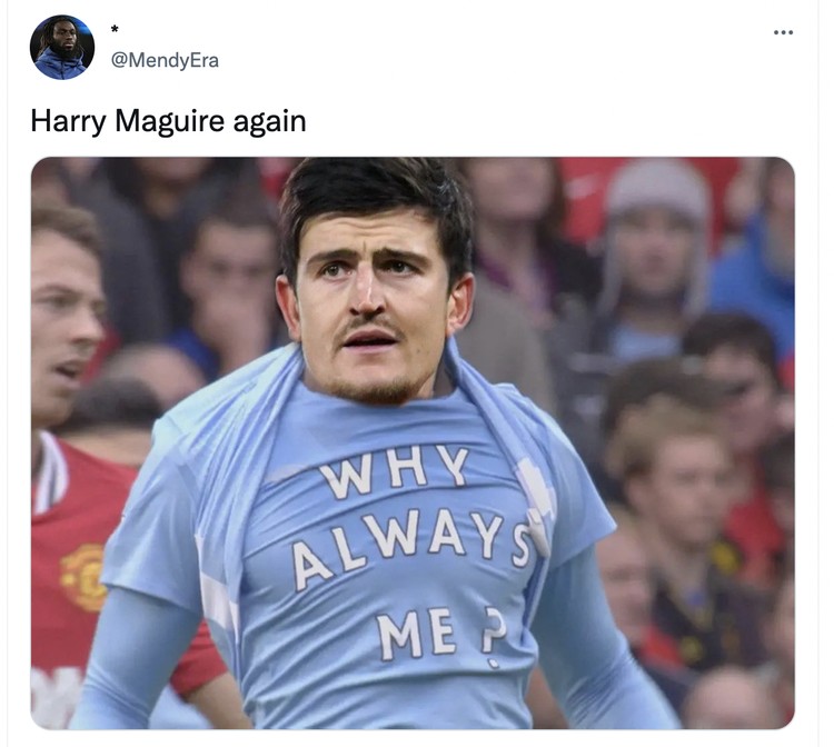 Meme Everton vs Manchester United