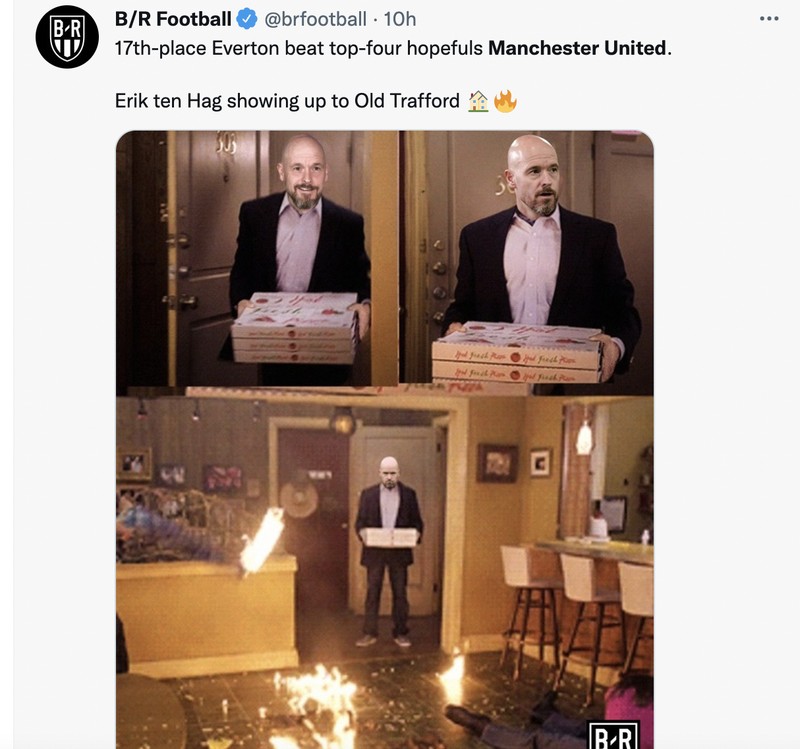 Meme Everton vs Manchester United