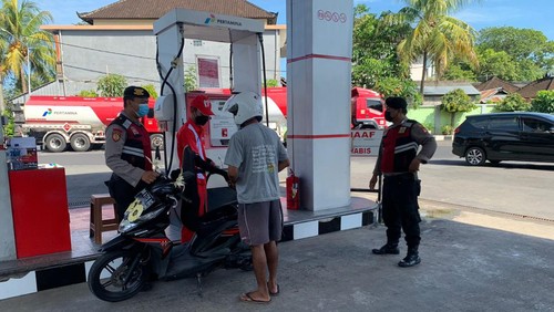 Polres tabanan pantau BBM