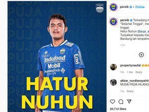 Puja Jadi Pemain Ketujuh yang Dilepas Persib