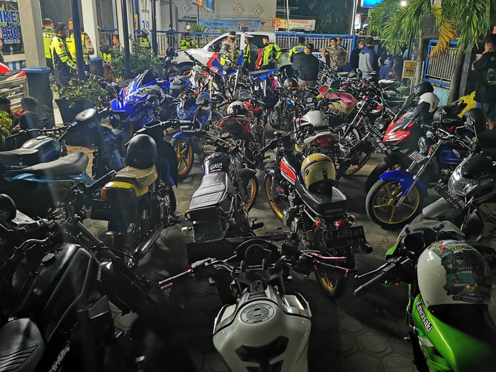 razia balap liar di blitar