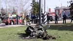 Sisa-sisa Roket yang Menghantam Stasiun Kereta di Ukraina, Puluhan Orang Tewas