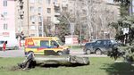 Sisa-sisa Roket yang Menghantam Stasiun Kereta di Ukraina, Puluhan Orang Tewas