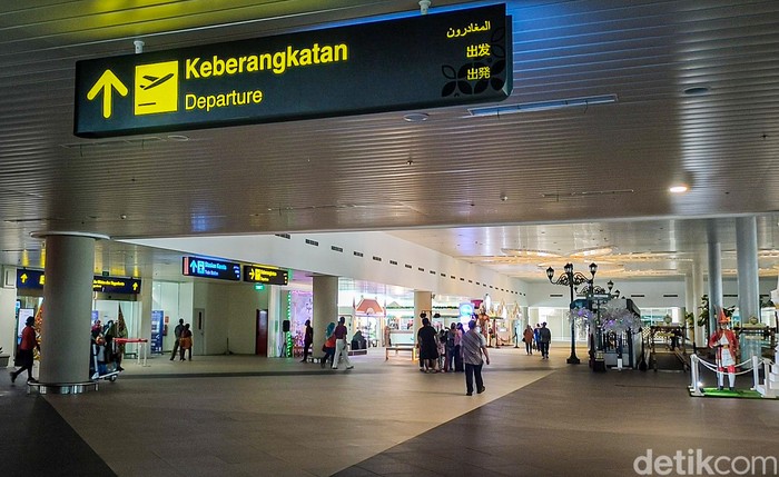 Suasana Bandara Yogyakarta International Airport (YIA) Kulon Progo, Minggu (10/4/2022).