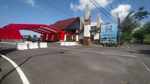 Terminal  Negara, salah satu titik yang akan digunakan untuk pemeriksaan pemudik (10/4/2022)