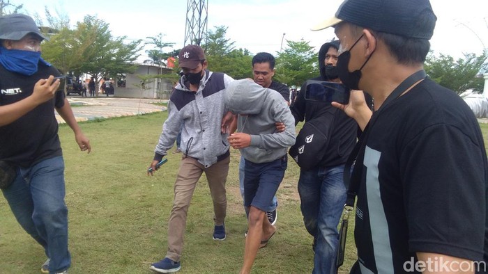 14 Orang ditangkap terkait demo ricuh 11 April di Kota Palopo (detikSulsel/Arzad)