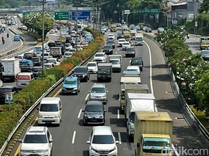 762.251 Kendaraan Keluar Jakarta Via Tol hingga H-6 Lebaran