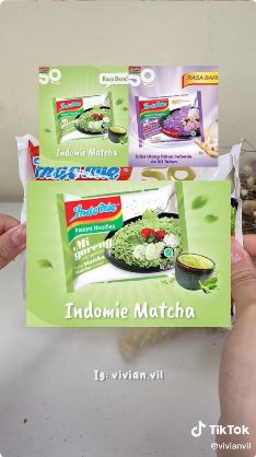 Netizen Bikin Kreasi Indomie Goreng Matcha