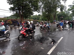 Massa Aksi 11 April 2022 Bubar, Jl Diponegoro Bandung Kembali Dibuka
