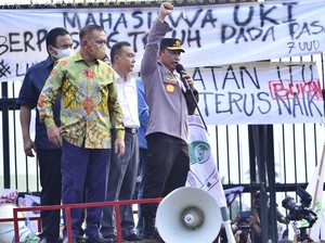 Hikmahbudhi Puji Kapolri yang Turun Langsung Kawal Demo Mahasiswa