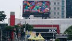 Keren! Jakarta Digital Art Mejeng di Media LED Ibu Kota