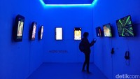 Suasana pameran Non Fungible Token (NFT) bertajuk Indo NFT Festiverse pertama di Yogyakarta.