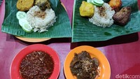 Meskipun baru buka pukul 18.00 tetapi tak jarang lauknya sudah mulai habis di jam 20.00 jadi usahakan datang awal. Siapkan uang tunai karena pembayaran hanya bisa dilakukan menggunakan uang tunai saja.  Foto: detikFood/Devi S. Lestari