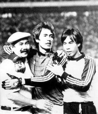 Dokumentasi Ponirin Meka di Timnas Indonesia dan PSMS Medan.