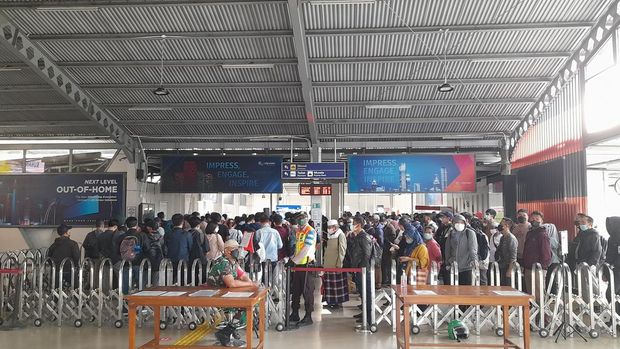 Suasana di Titik Penjagaan Tangerang