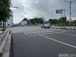 Bakal Jadi Lokasi Demo 11 April, Begini Suasana Titik Nol Kilometer Jogja