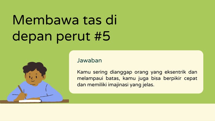 Tes psikologi dan kepribadian detikHealth