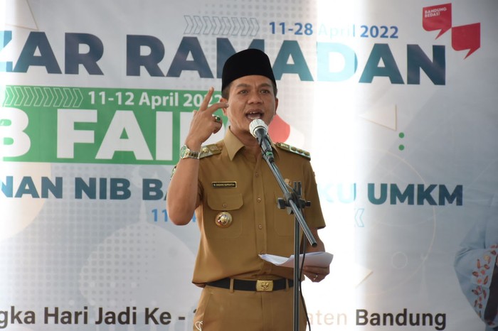 Bupati Bandung Dadang Supriatna