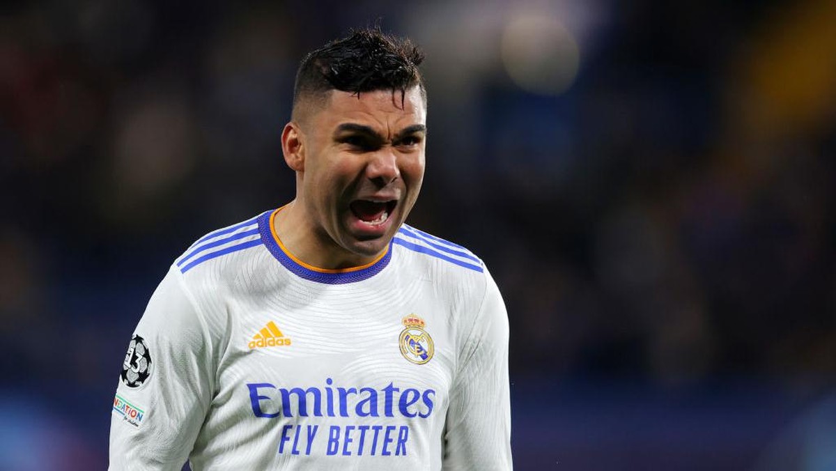 Casemiro enggan termakan bualan Tuchel. Foto: Getty Images/Catherine Ivill