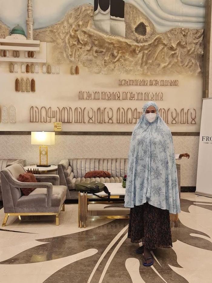 Catherine Wilson umrah di bulan Ramadan.