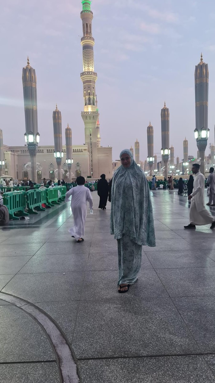 Catherine Wilson umrah di bulan Ramadan.
