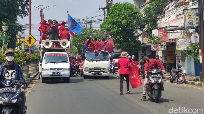 Demo mahasiswa di Sidoarjo