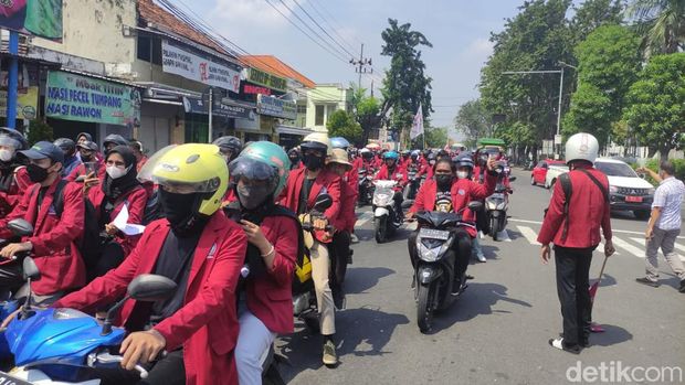 Demo mahasiswa di Sidoarjo