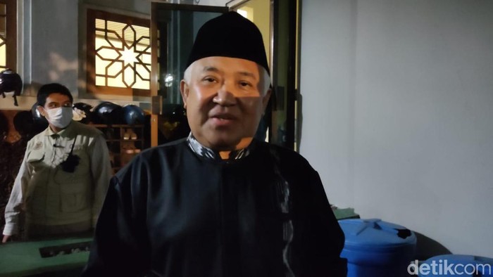 Ketua MPP Partai Pelita Din Syasuddin di UGM, Selasa (12/4/2022).