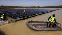 Pembangkit listrik tersebut mampu menyediakan daya 3 megawatt (MW), setara dengan turbin angin darat pada umumnya. (Thilo Schmuelgen/Reuters)