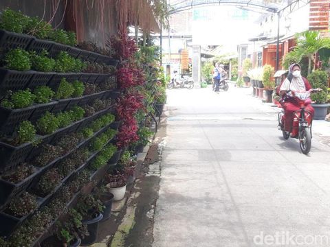 Kampung Bunga Pucangan Kota Pasuruan yang dibangun secara swadaya oleh masyarakat.