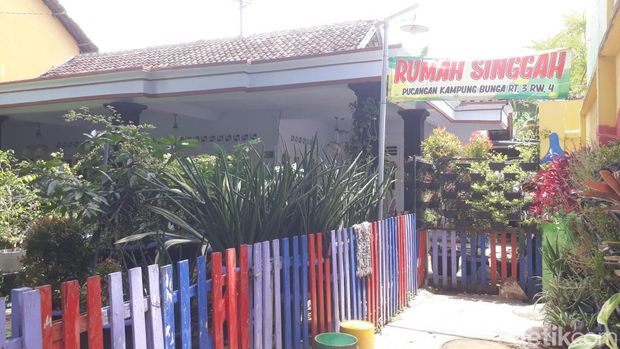Kampung Bunga Pucangan Kota Pasuruan yang dibangun secara swadaya oleh masyarakat.