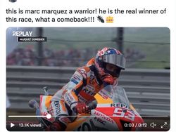 Aksi Gila Marc Marquez Bikin Netizen Speechless
