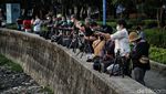 Ngabuburit di Danau Cincin Jakarta