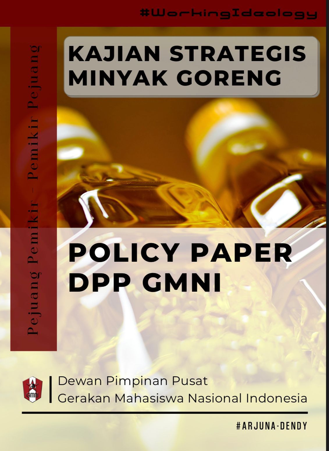 Policy Paper GMNI soal minyak goreng. (Dok GMNI)