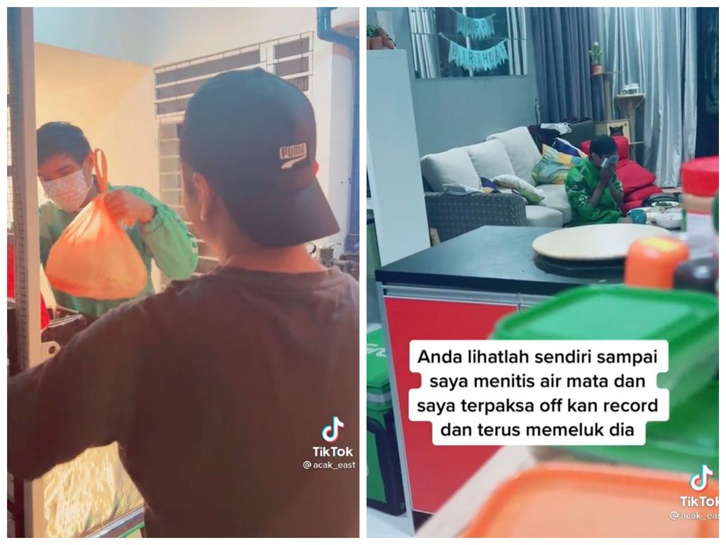 Haru! Pria Ini Ajak Sopir Ojol Buka Puasa Bersama hingga Berikan THR