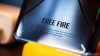Bagian bawah ada tulisan Free Fire. Foto: Adi Fida Rahman/detikINET