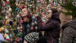 Intip Dekorasi Ribuan Telur Paskah di Taman Kanak-kanak Lithuania
