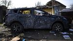 Gegara Perang, Mobil-mobil di Ukraina Kini Jadi Rongsokan