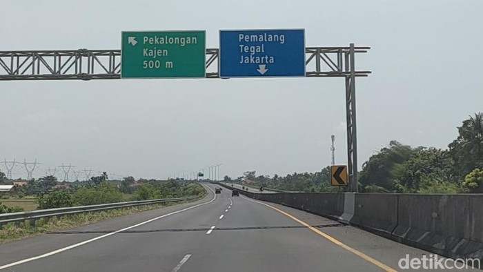 Tol Trans Jawa di wilayah Pekalongan.