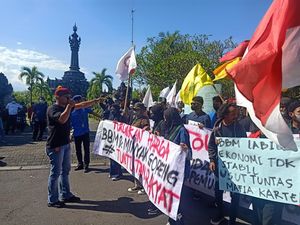Cipayung Plus se-Bali Gelar Aksi, Sampaikan Tuntutan Soal BBM-G20