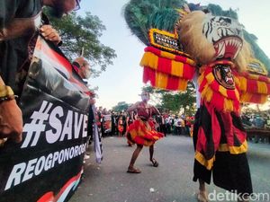 Perjuangan Pembarong Angkat Dadak Merak sampai Gigi Patah