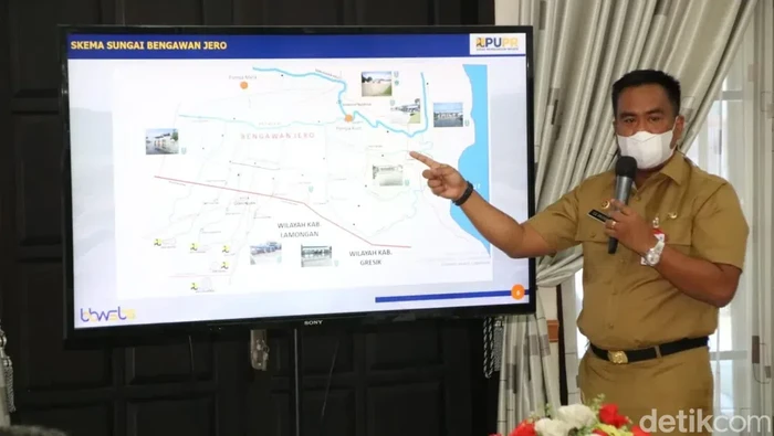 Balai Besar Wilayah Sungai Bengawan Solo saat menyampaikan paparannya.