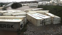 Mengutip AP, pejabat setempat menyebut hujan berkepanjangan dan banjir di provinsi KwaZulu-Natal, Afrika Selatan, telah merenggut puluhan nyawa. (AP Photo).